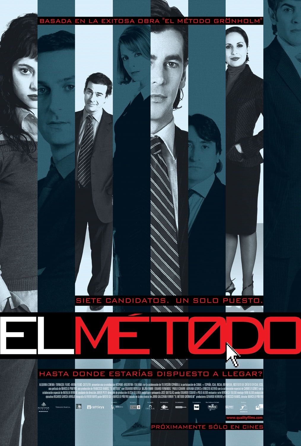 Extra Large Movie Poster Image for El método 