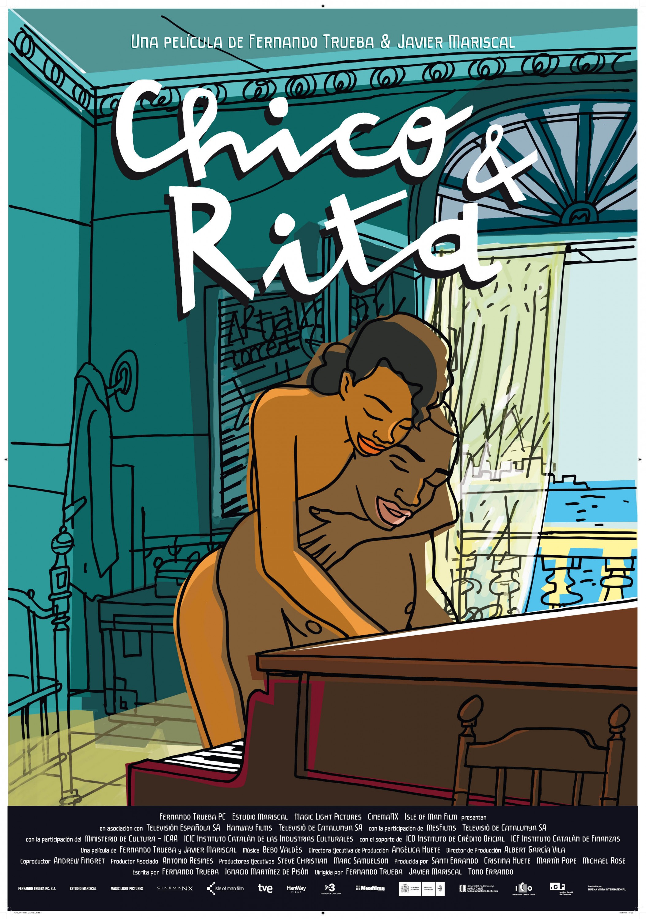 Mega Sized Movie Poster Image for Chico & Rita (#2 of 2)