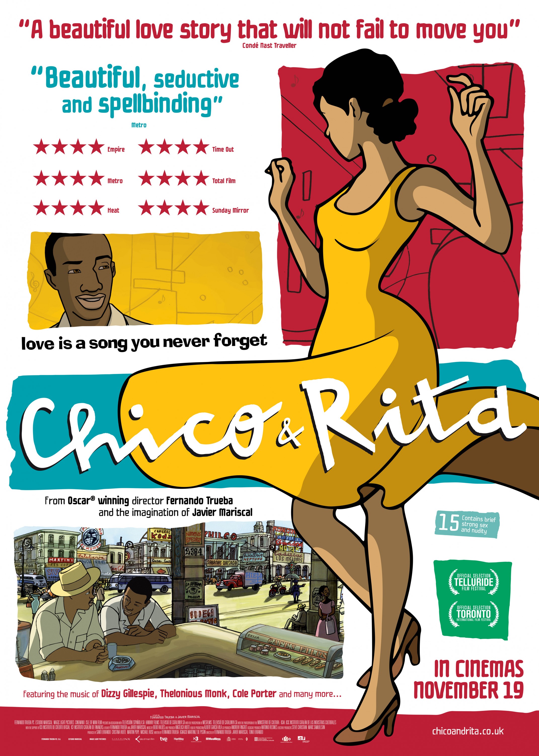 Mega Sized Movie Poster Image for Chico & Rita (#1 of 2)