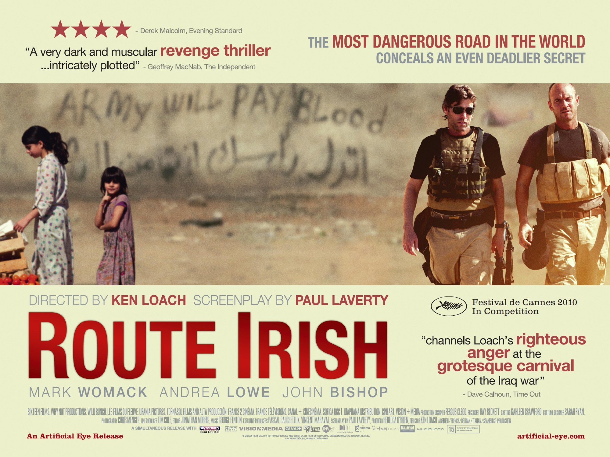 Mega Sized Movie Poster Image for Route Irish (#1 of 4)