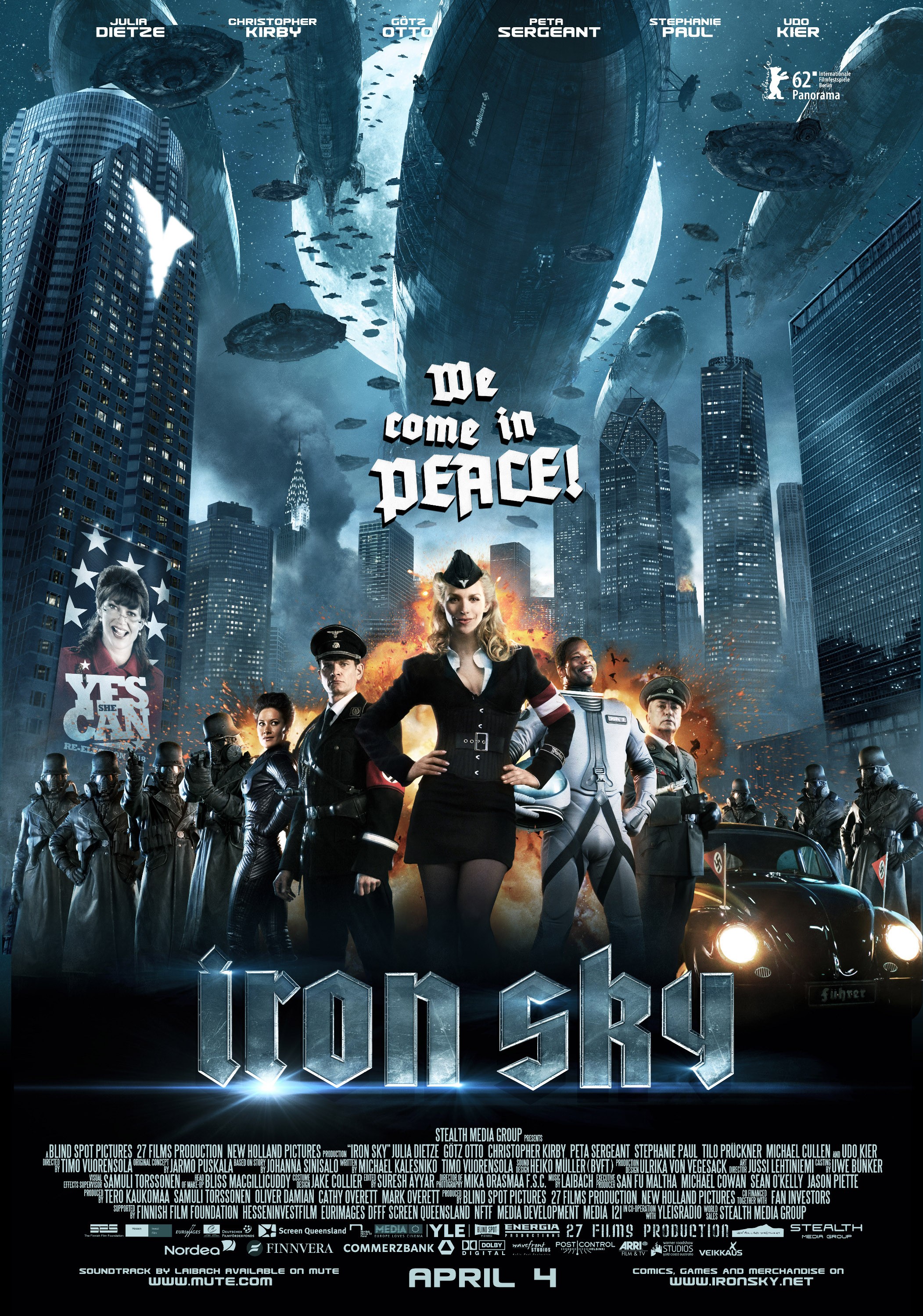 Mega Sized Movie Poster Image for Iron Sky (#1 of 6)