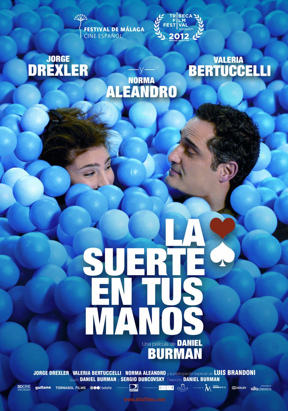 Extra Large Movie Poster Image for La suerte en tus manos 
