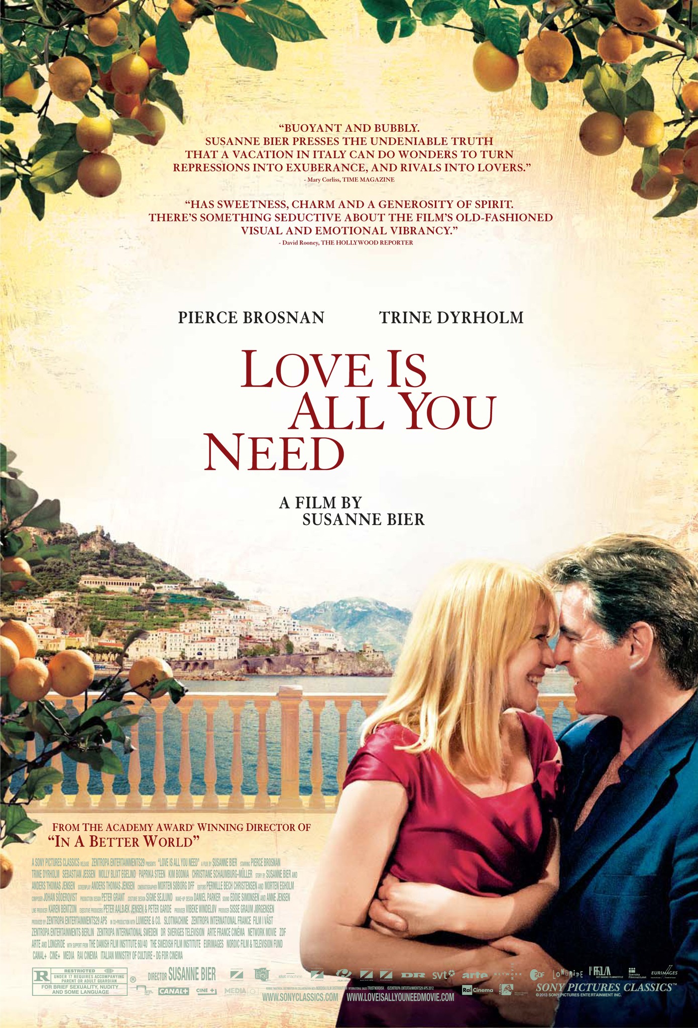 Mega Sized Movie Poster Image for Love Is All You Need (#2 of 6)