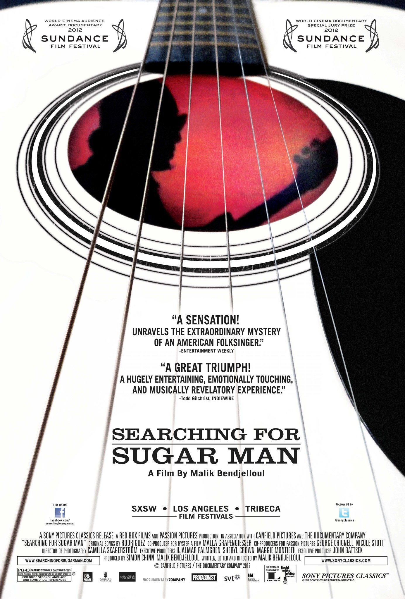 Mega Sized Movie Poster Image for Searching for Sugar Man (#1 of 4)
