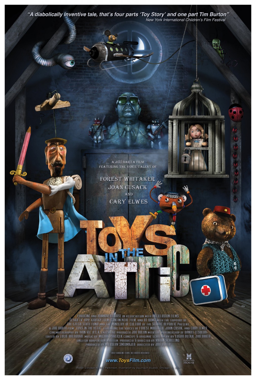 Extra Large Movie Poster Image for Toys in the Attic 