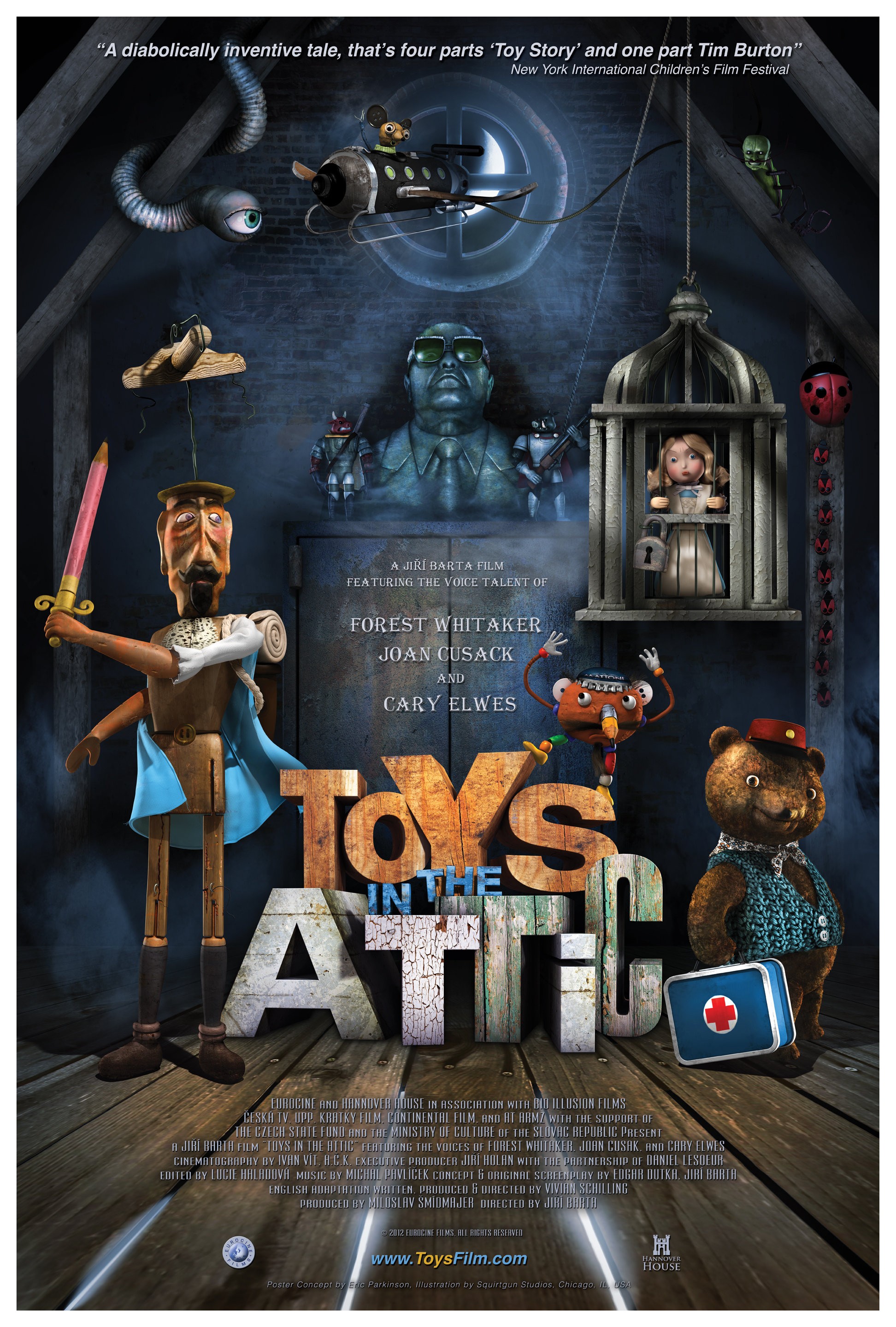Mega Sized Movie Poster Image for Toys in the Attic 