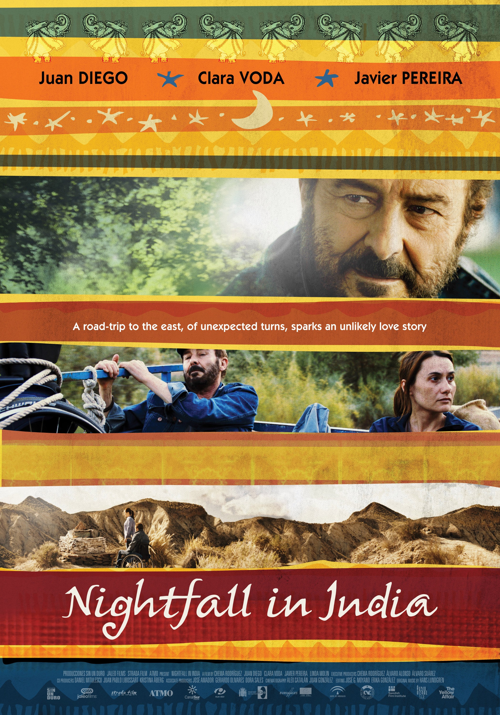 Mega Sized Movie Poster Image for Anochece en la India 