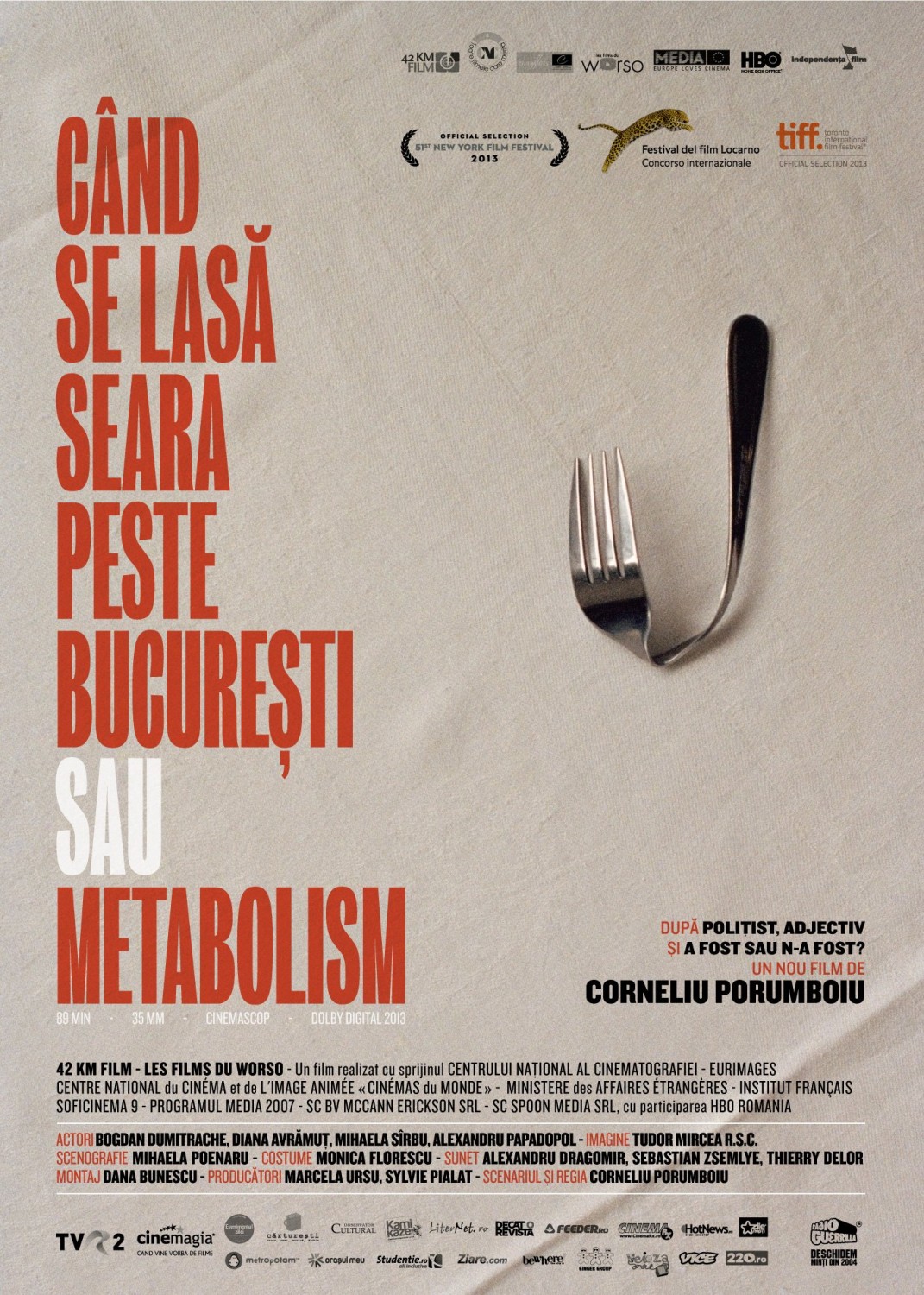 Extra Large Movie Poster Image for Când se lasa seara peste Bucuresti sau metabolism 