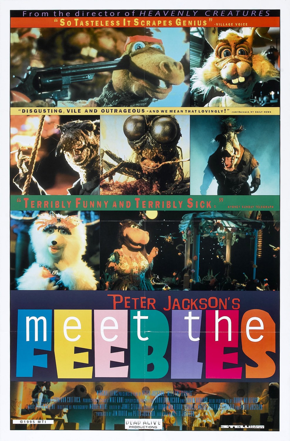 Extra Large Movie Poster Image for Meet the Feebles (#1 of 2)