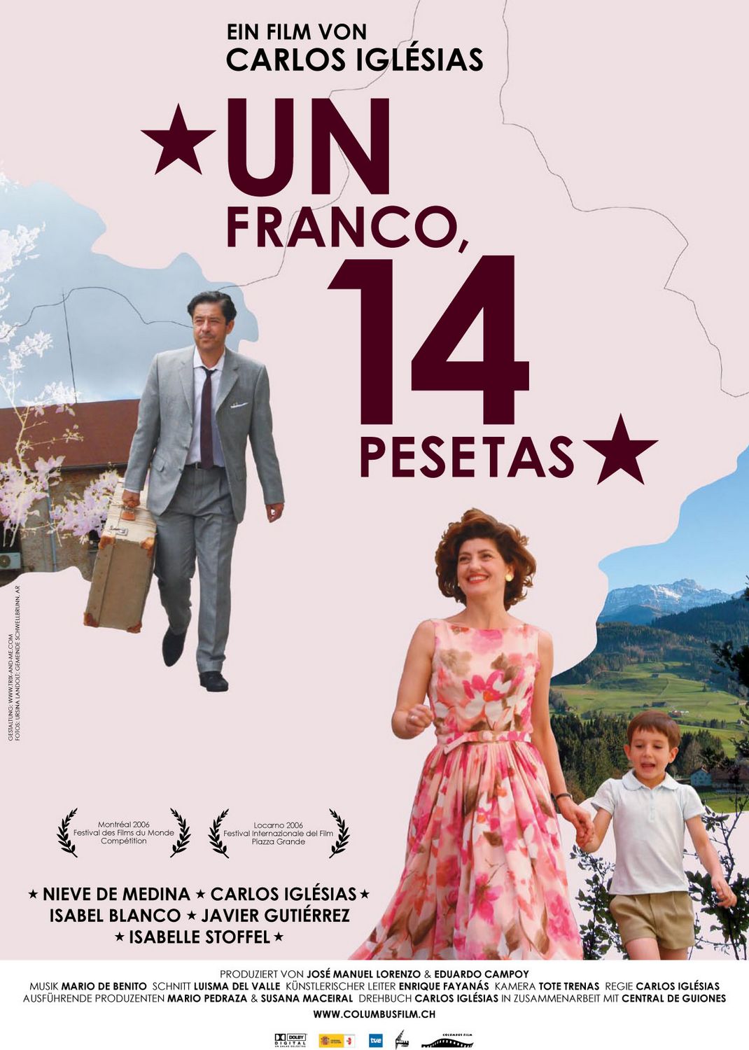 Extra Large Movie Poster Image for Franco, 14 pesetas, Un 