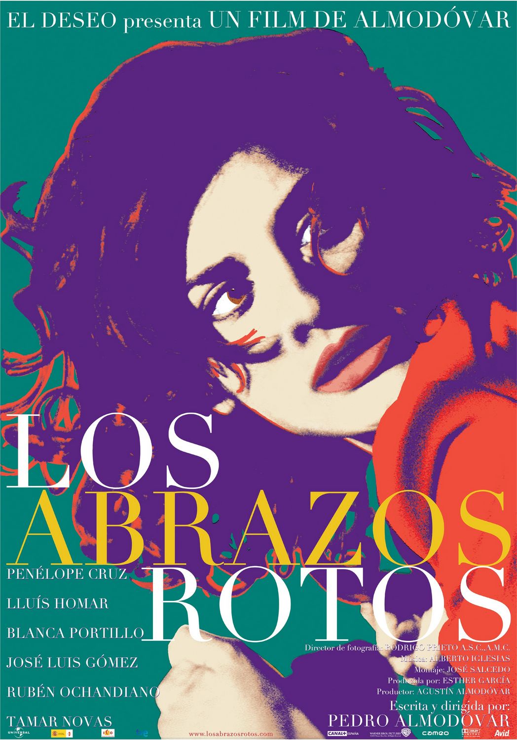 Extra Large Movie Poster Image for Abrazos rotos, Los (#4 of 4)