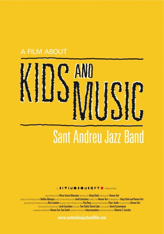 A Film About Kids and Music. Sant Andreu Jazz Band Movie Poster