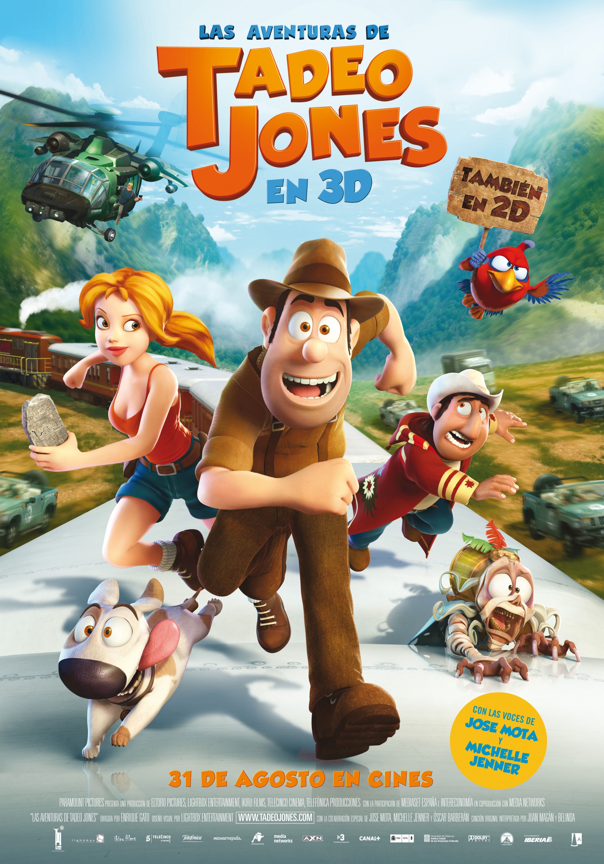 Mega Sized Movie Poster Image for Las aventuras de Tadeo Jones (#2 of 2)