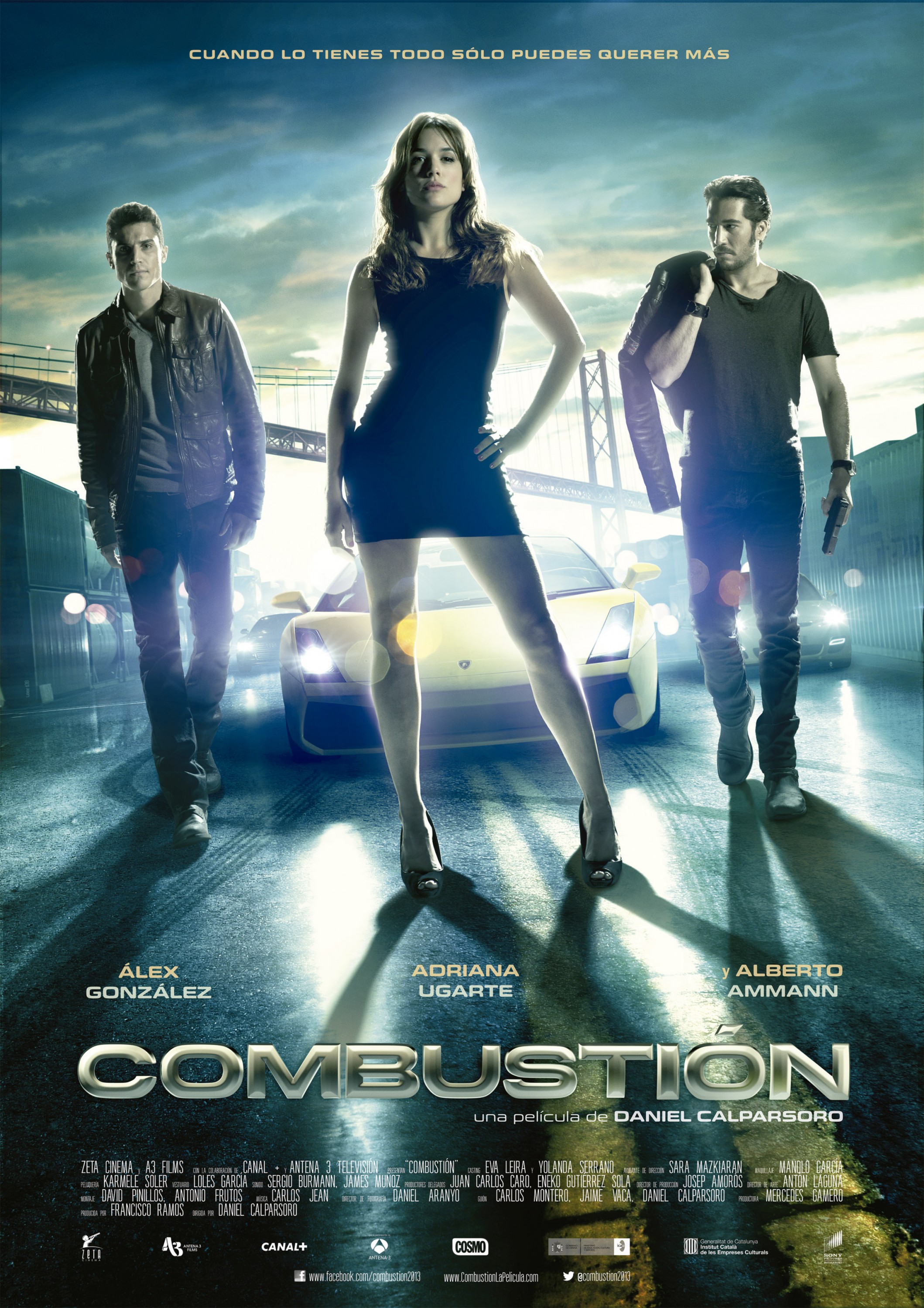Mega Sized Movie Poster Image for Combustión 