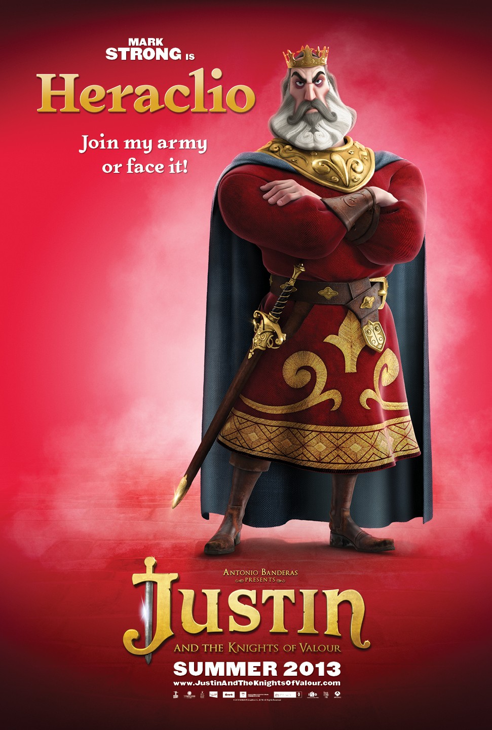 Extra Large Movie Poster Image for Justin and the Knights of Valour (#10 of 12)
