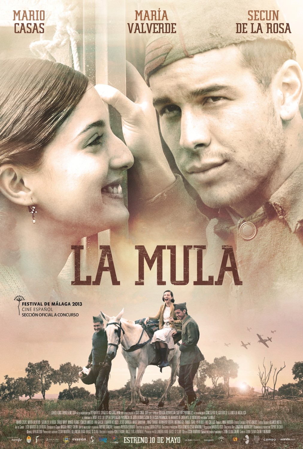 Extra Large Movie Poster Image for La mula 