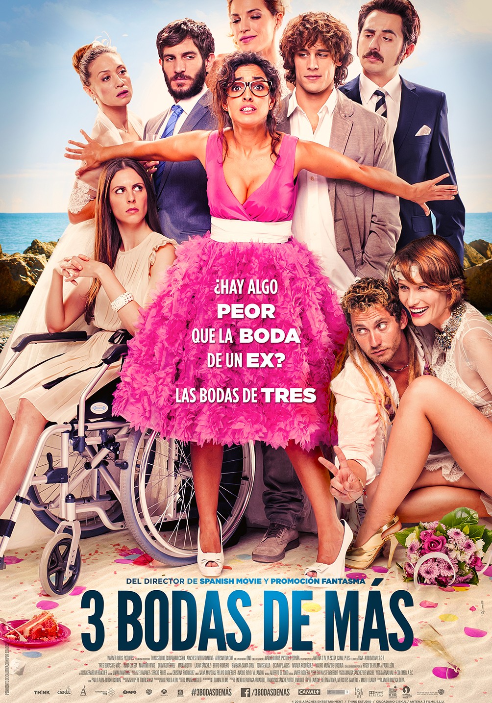 Extra Large Movie Poster Image for Tres bodas de más (#14 of 20)