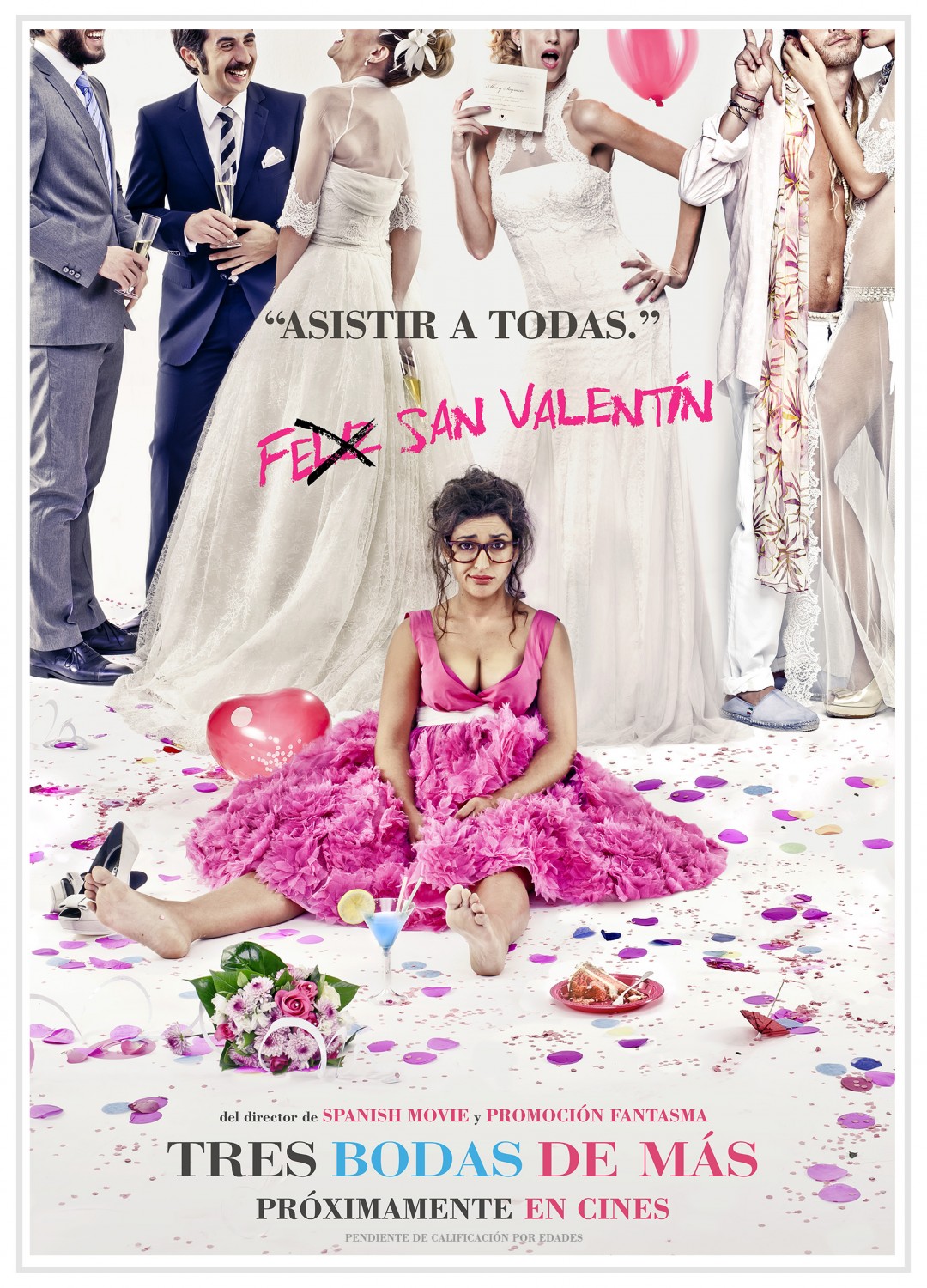 Extra Large Movie Poster Image for Tres bodas de más (#1 of 20)