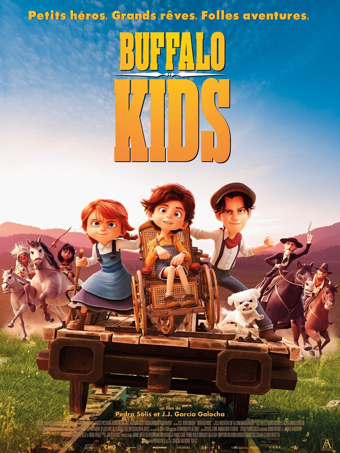 Extra Large Movie Poster Image for Buffalo Kids 