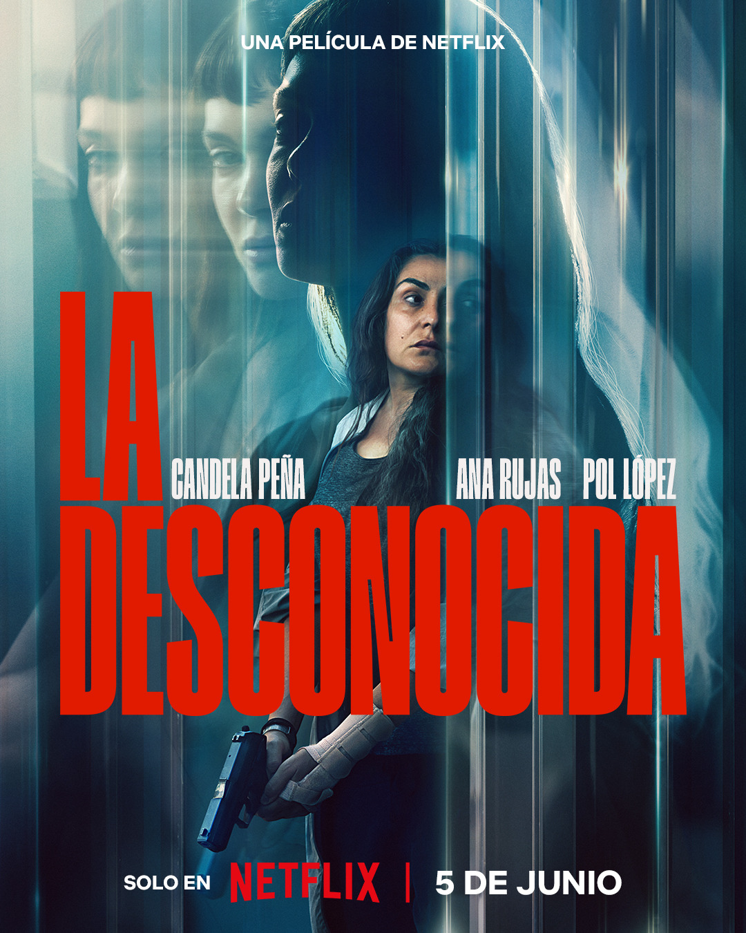 Extra Large Movie Poster Image for La desconocida 