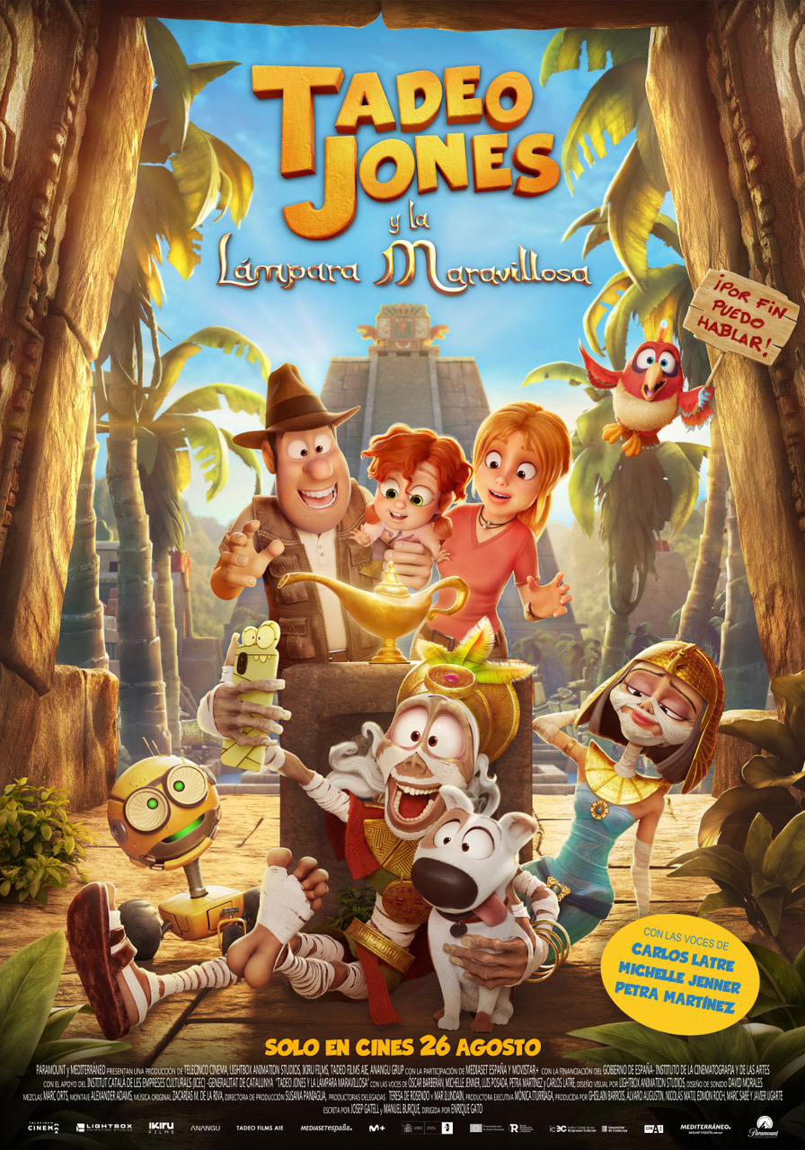 Extra Large Movie Poster Image for Tadeo Jones y la lámpara maravillosa (#2 of 2)