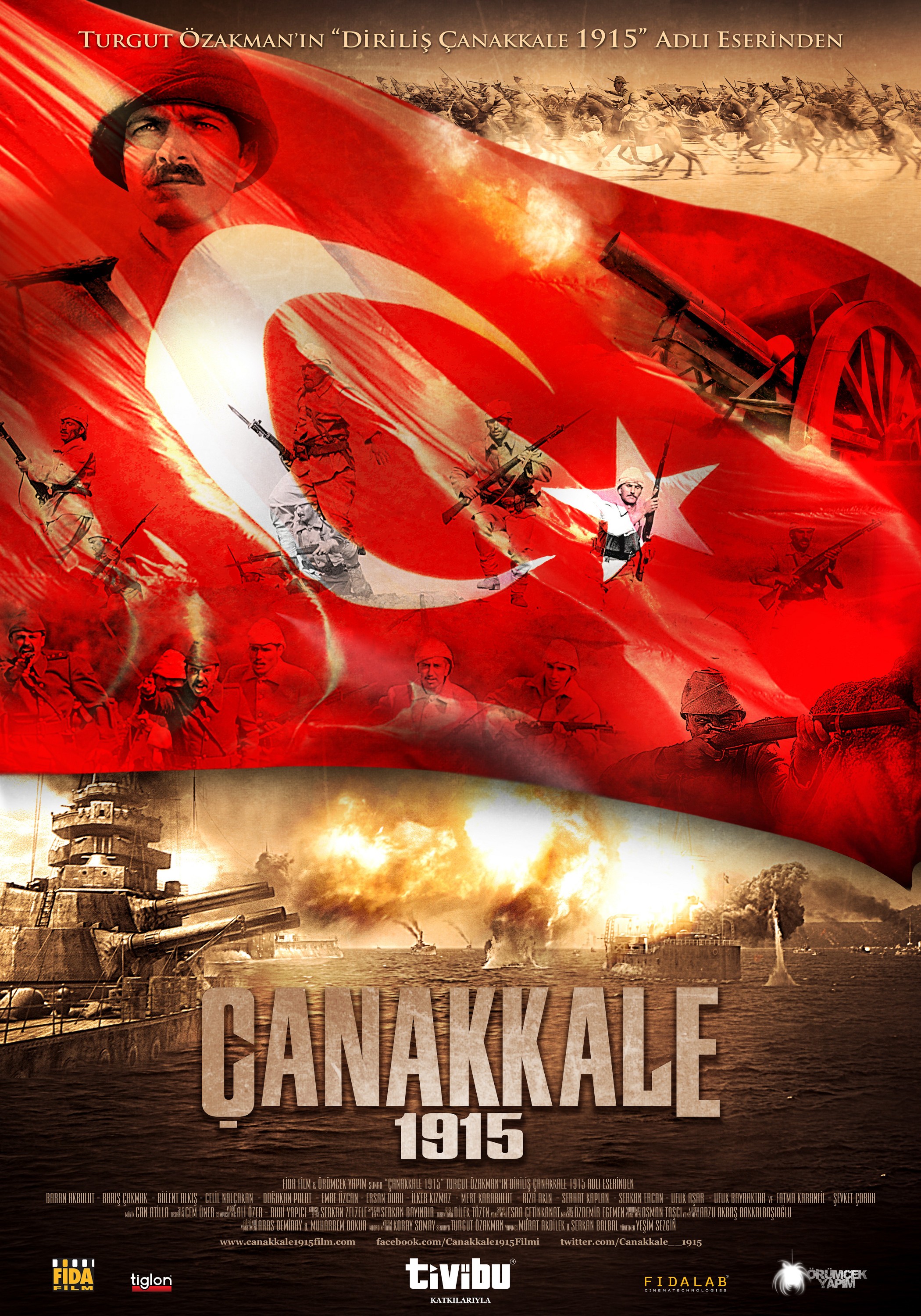 Mega Sized Movie Poster Image for Çanakkale 1915 (#1 of 2)