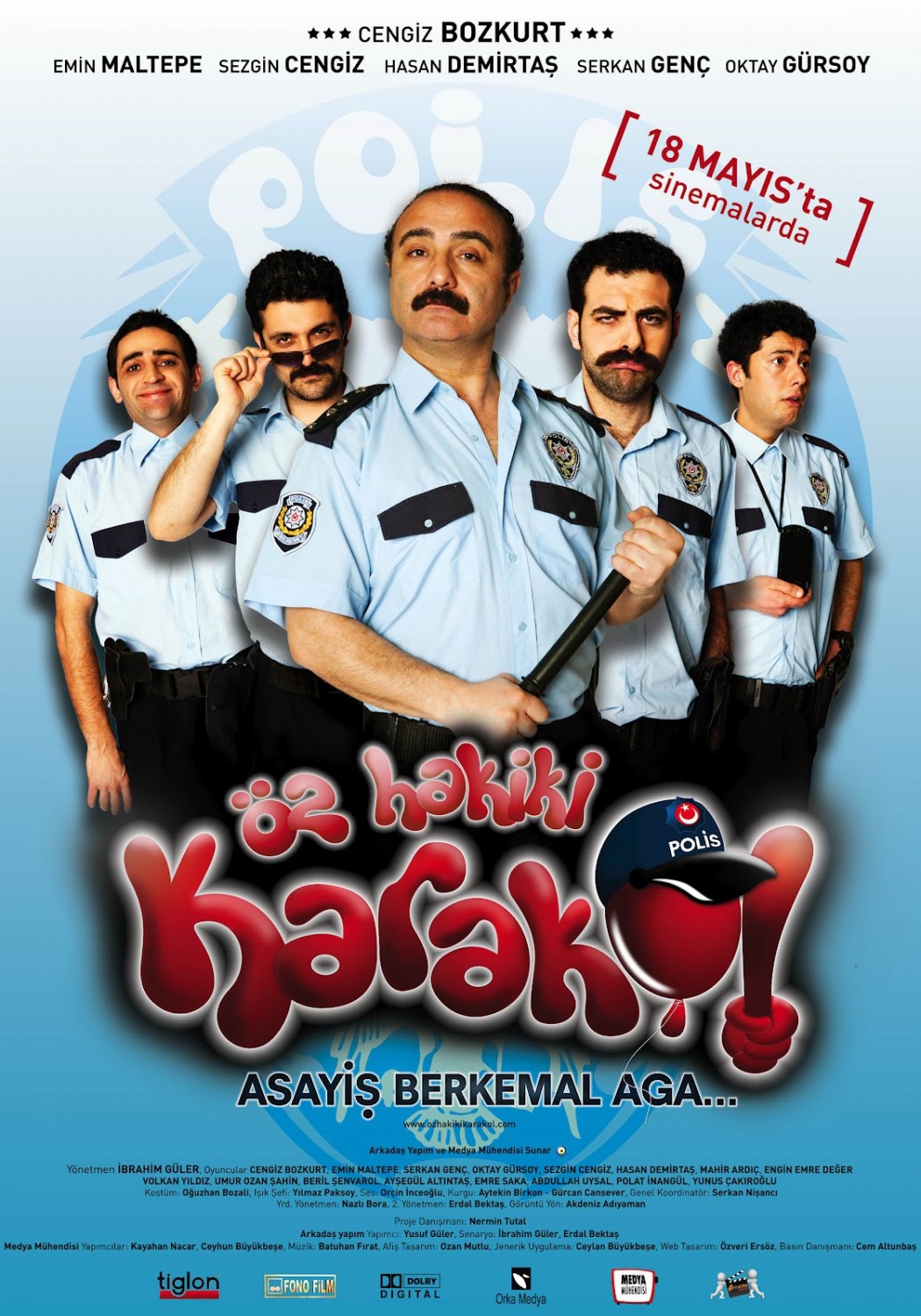 Extra Large Movie Poster Image for Öz Hakiki Karakol: Asayis Berkemal Aga... 