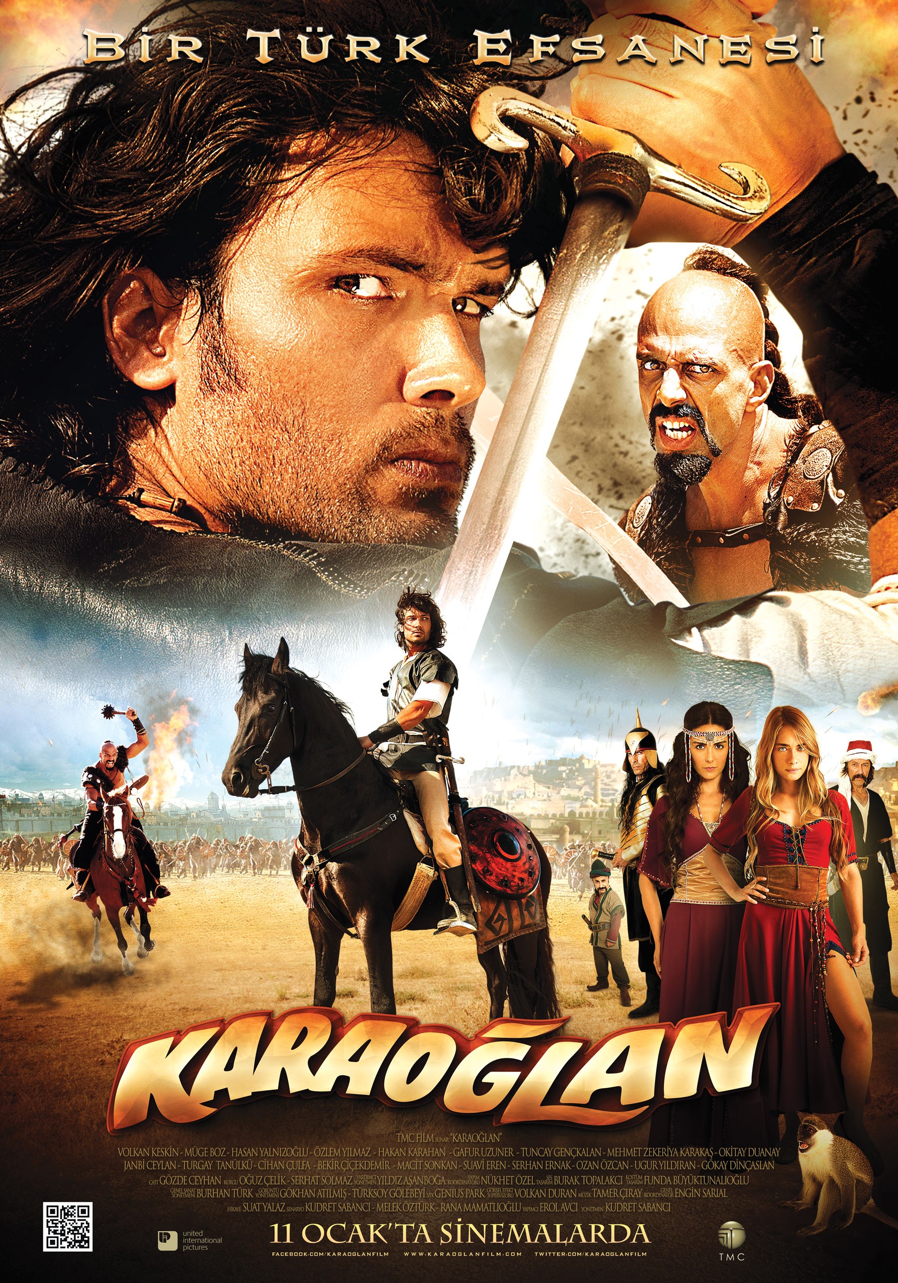 Mega Sized Movie Poster Image for Karaoglan (#2 of 5)
