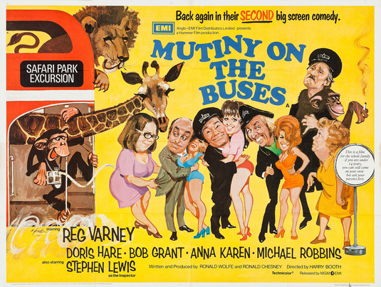 Mutiny on the Buses Movie Poster