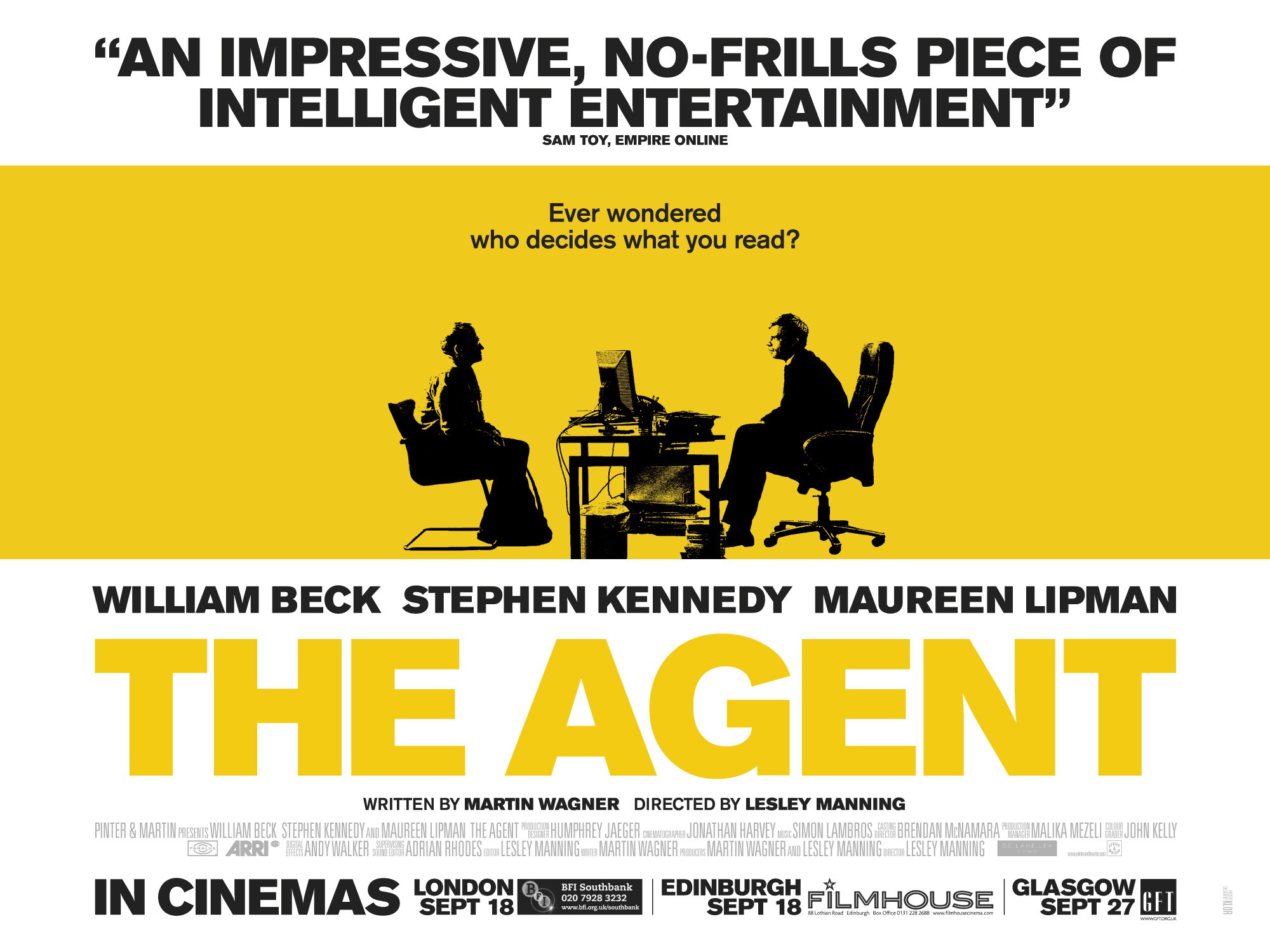 Mega Sized Movie Poster Image for The Agent 