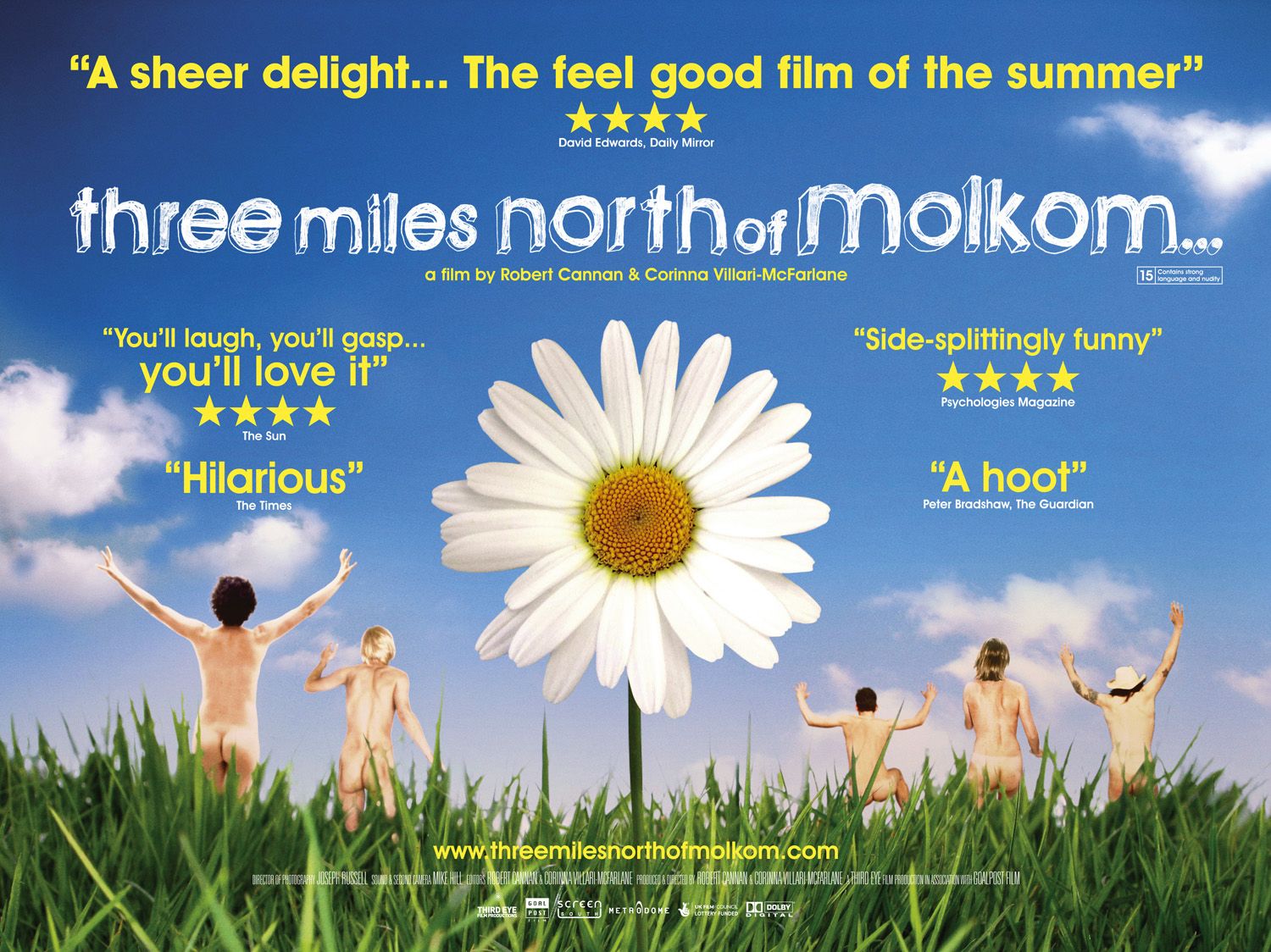 Extra Large Movie Poster Image for Three Miles North of Molkom 