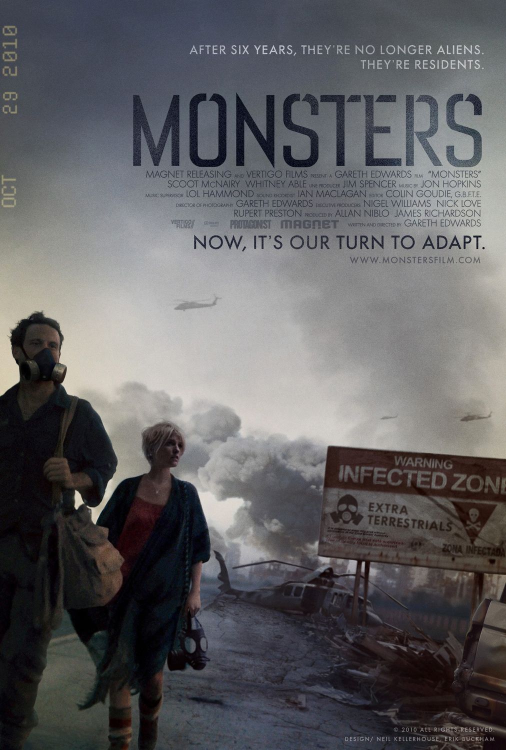 Extra Large Movie Poster Image for Monsters (#3 of 9)
