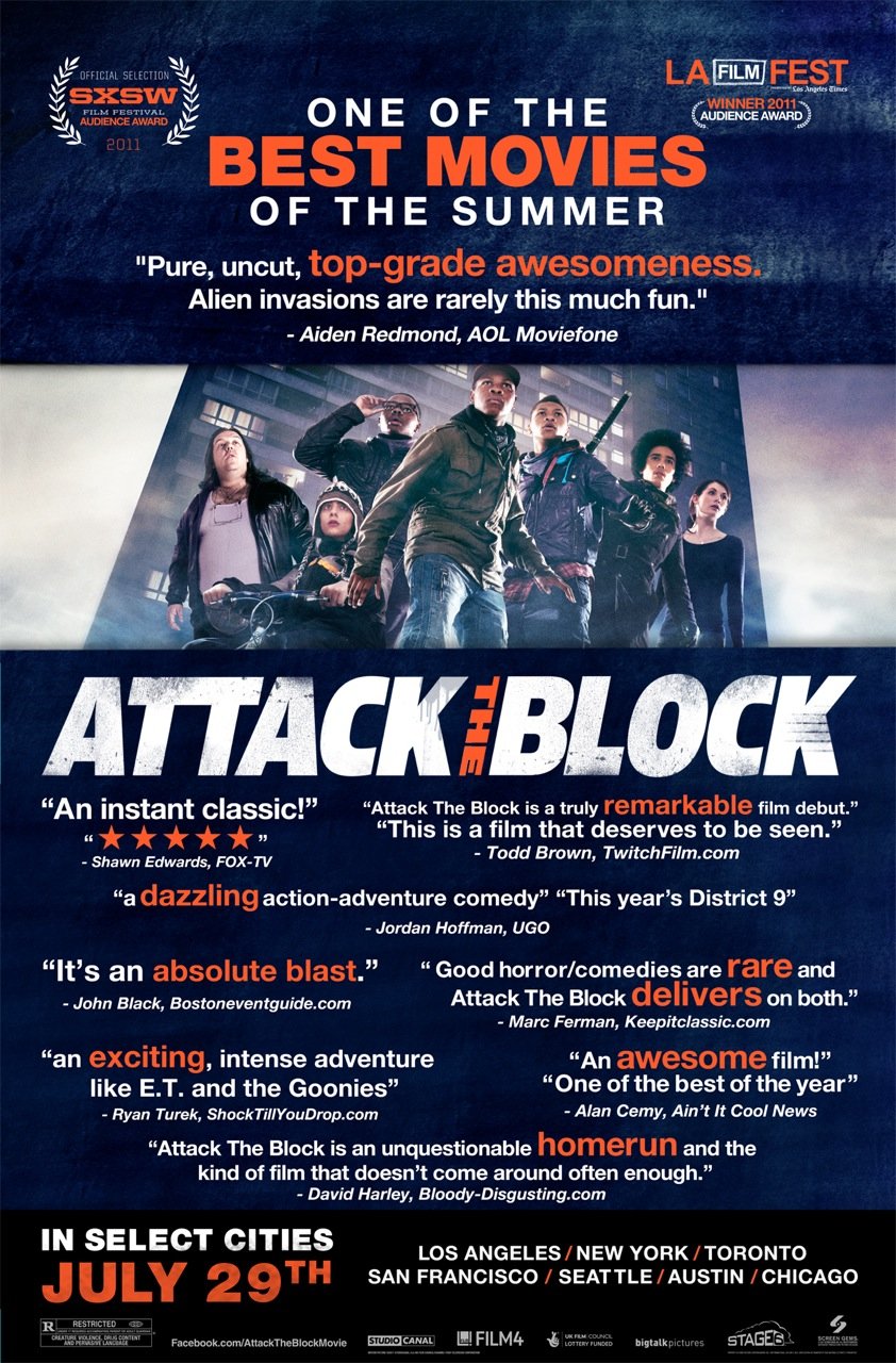 Extra Large Movie Poster Image for Attack the Block (#3 of 4)
