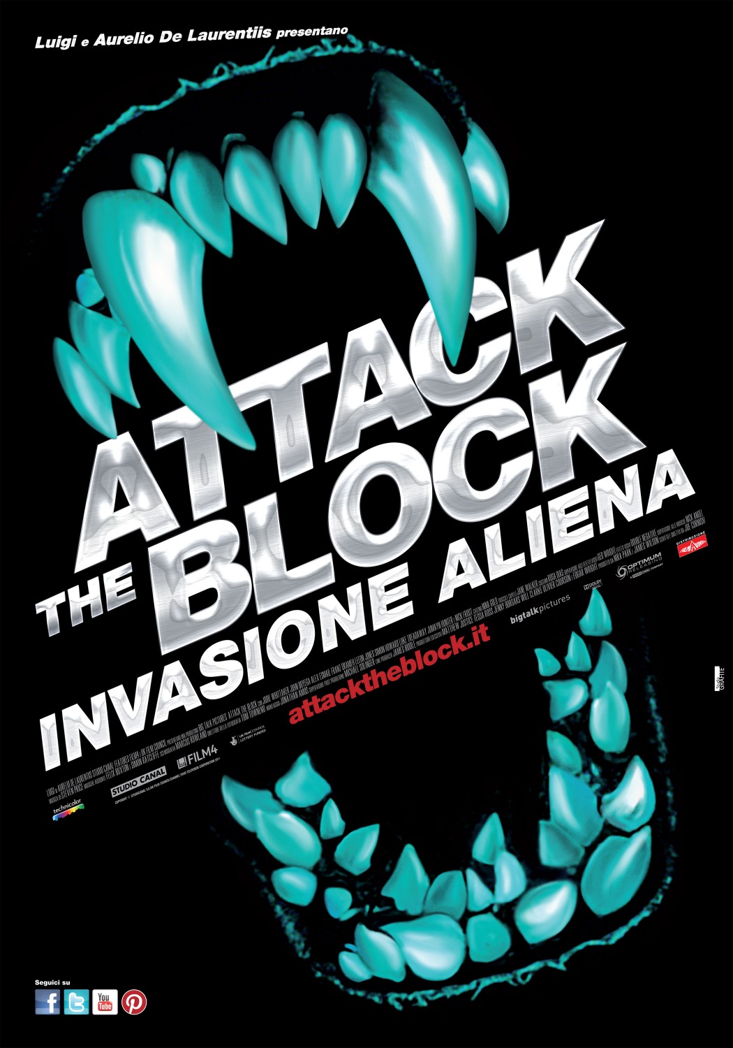 Extra Large Movie Poster Image for Attack the Block (#4 of 4)