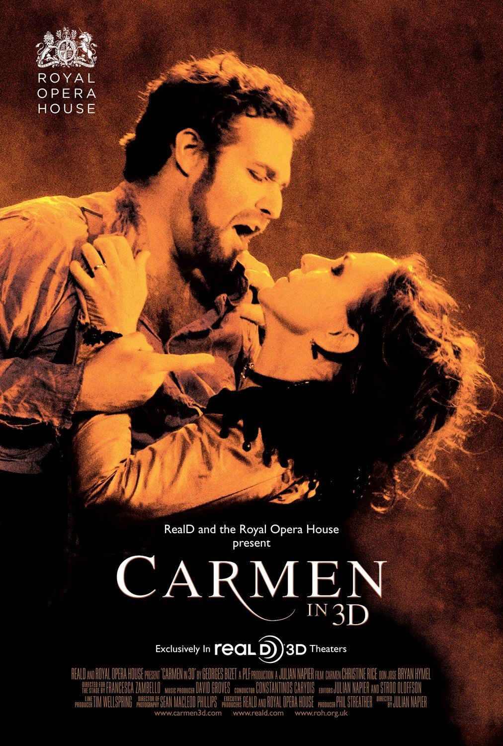 Extra Large Movie Poster Image for Carmen 3D 