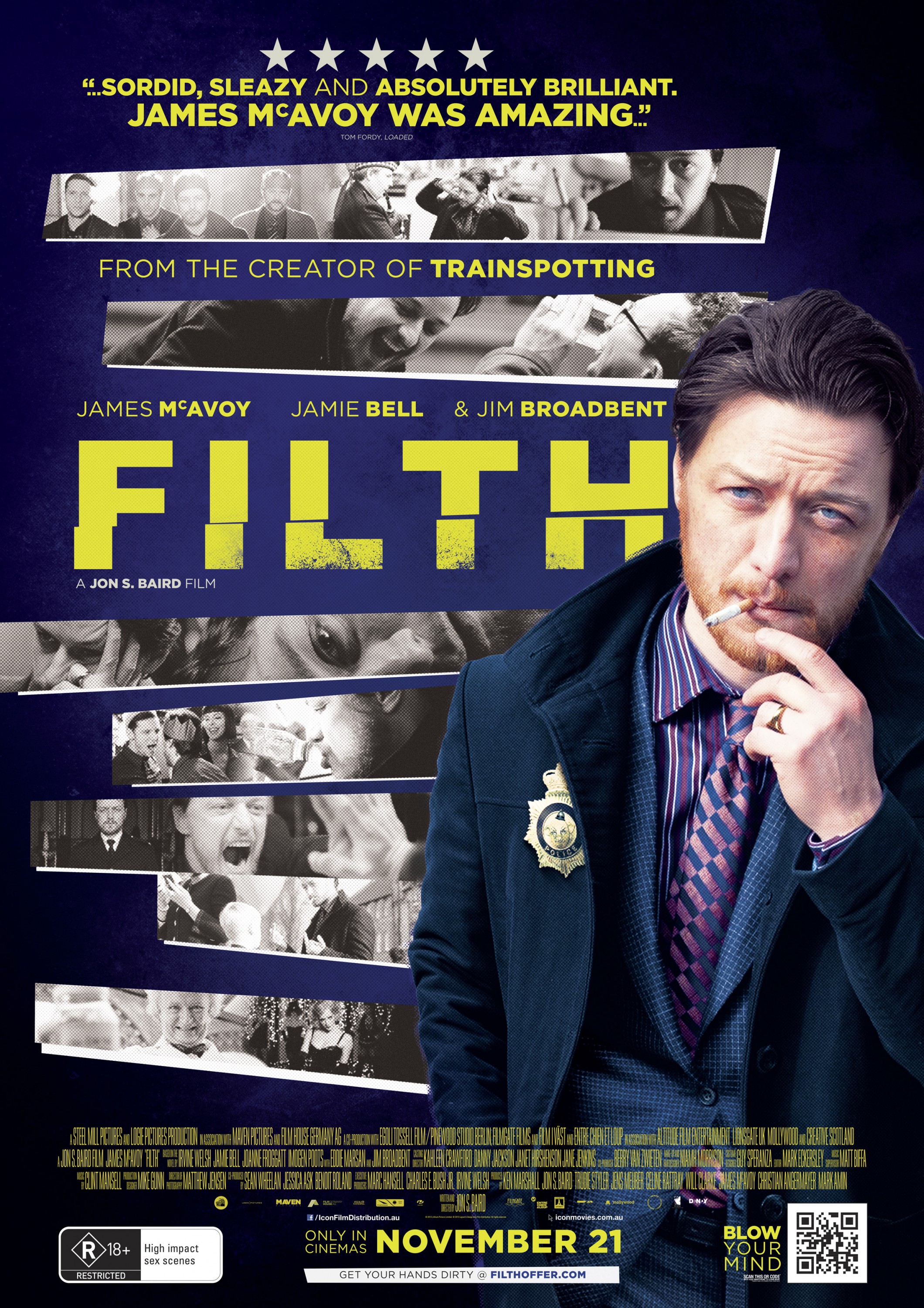 Mega Sized Movie Poster Image for Filth (#5 of 8)
