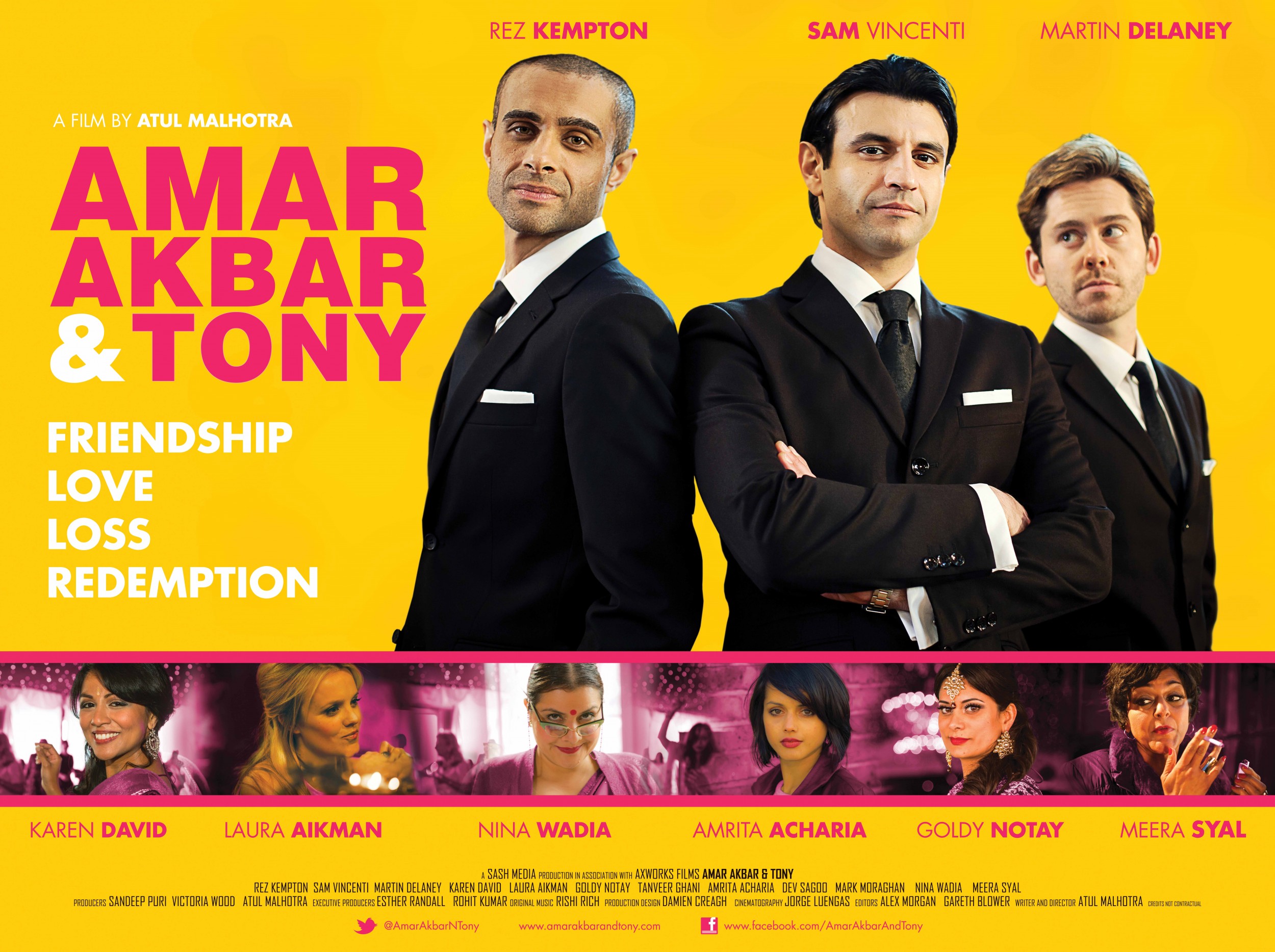Mega Sized Movie Poster Image for Amar Akbar & Tony 
