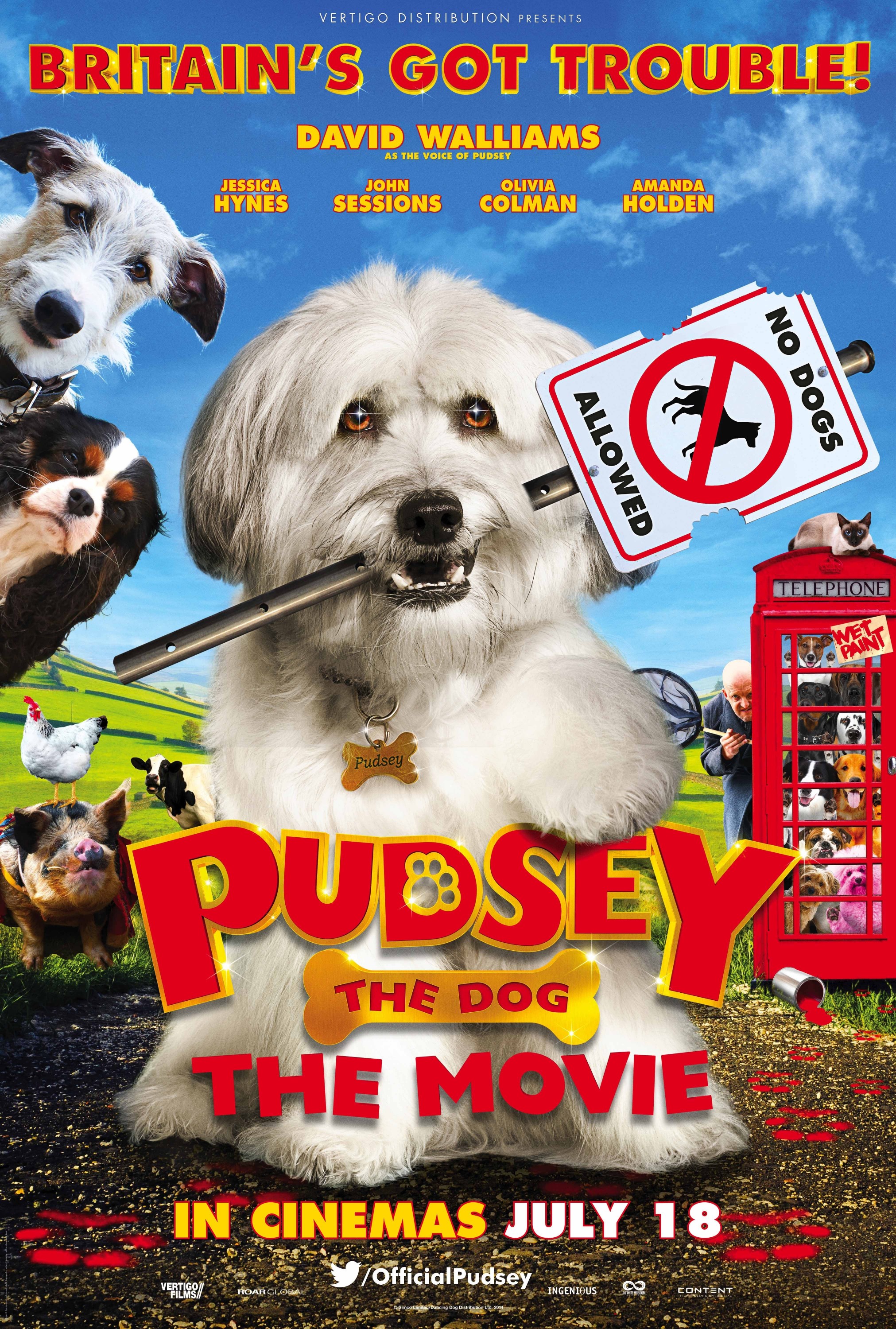 Mega Sized Movie Poster Image for Pudsey the Dog: The Movie 