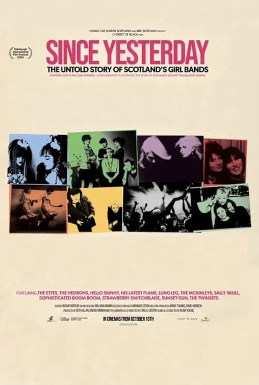 Since Yesterday: The Untold Story of Scotland's Girl Bands Movie Poster