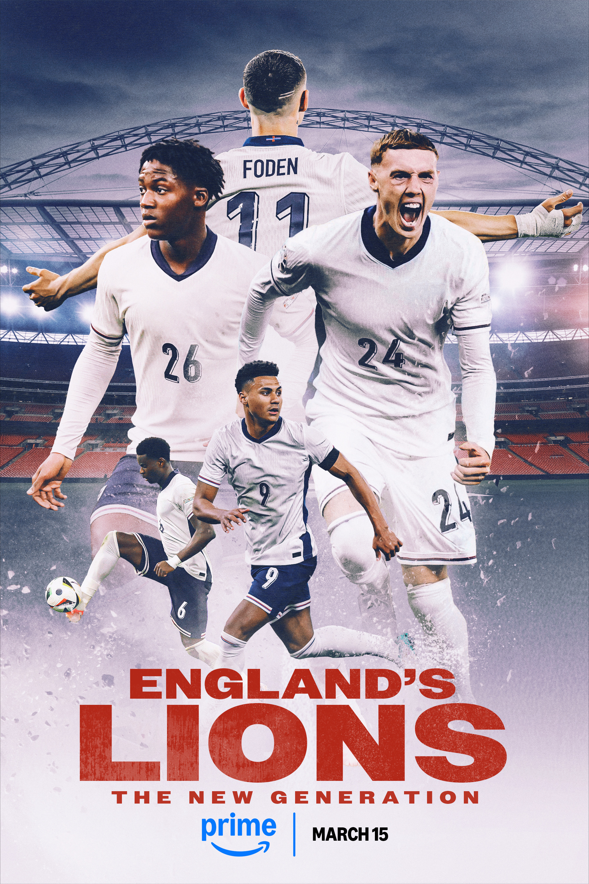 Mega Sized Movie Poster Image for England's Lions: The New Generation 