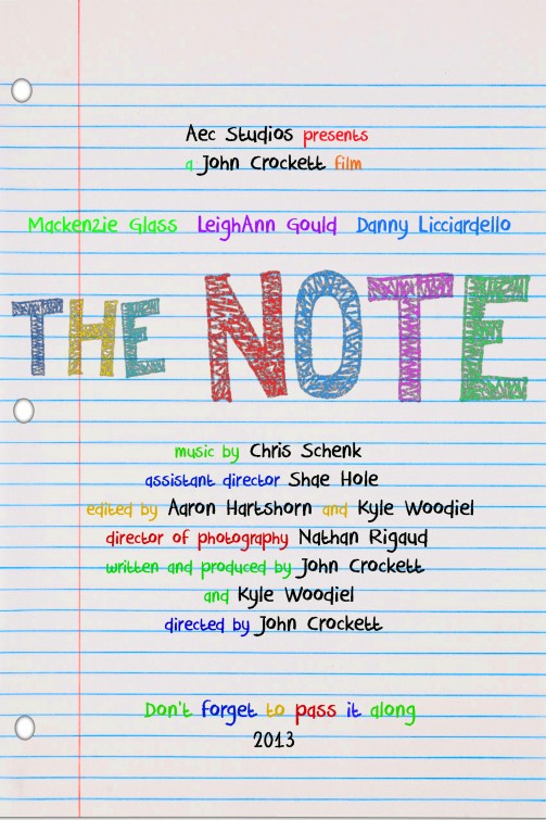 The Note Short Film Poster