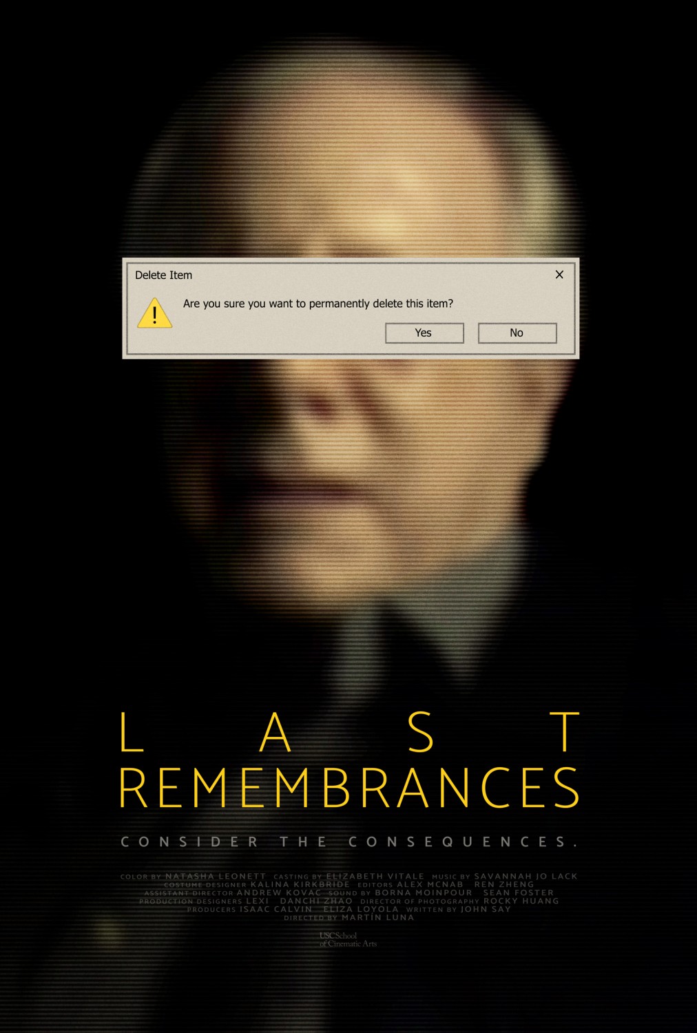 Extra Large Movie Poster Image for Last Remembrances