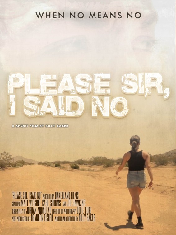 Please Sir, I Said No Short Film Poster