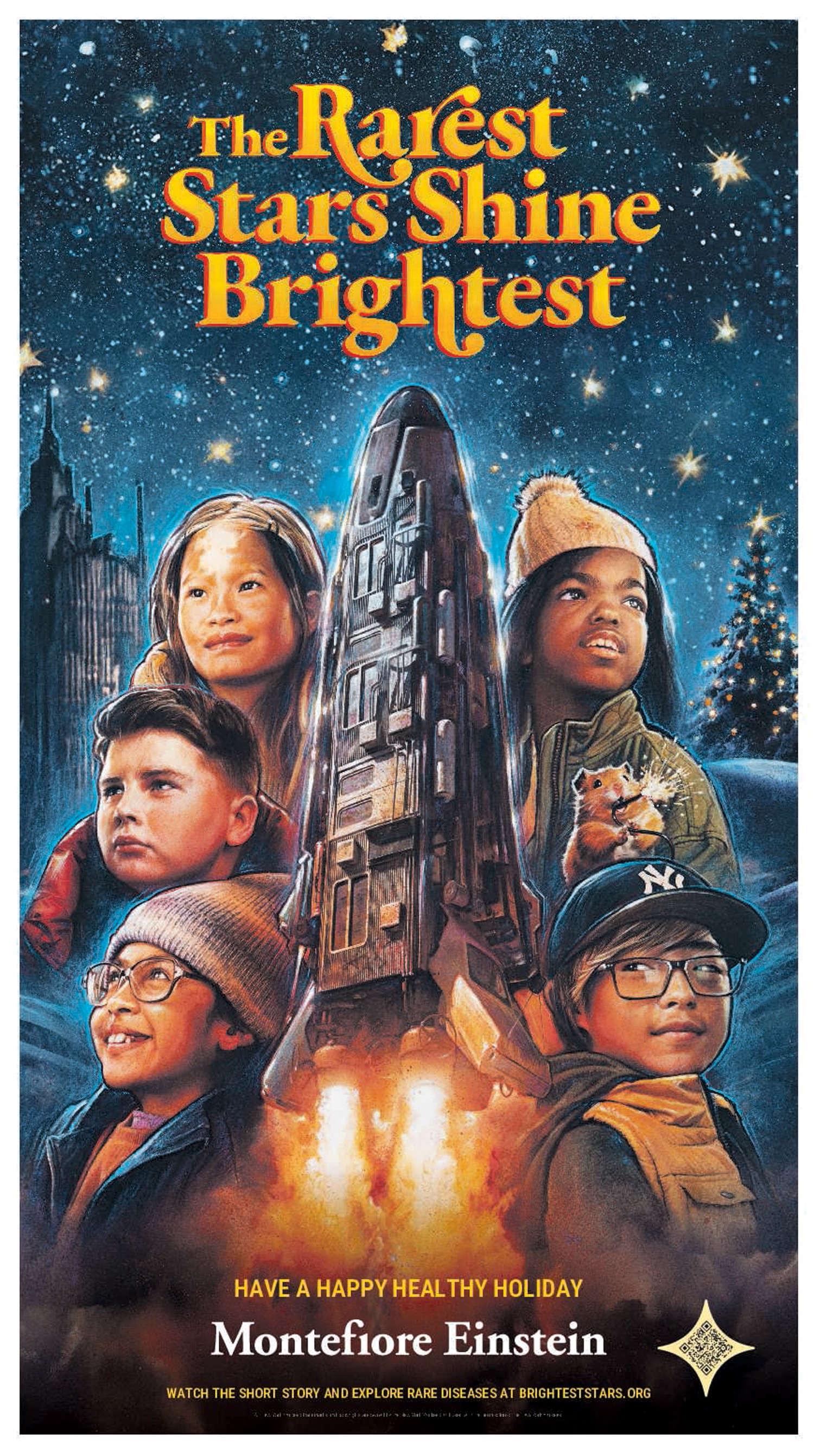 Mega Sized Movie Poster Image for The Rarest Stars Shine Brightest