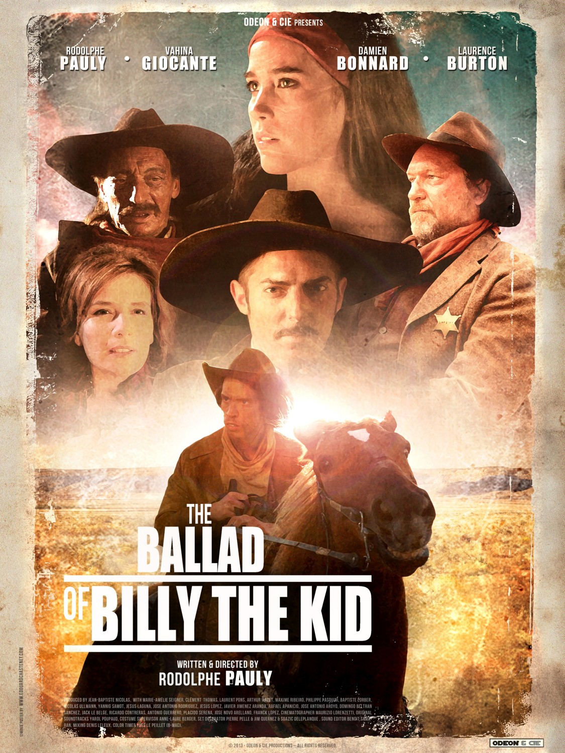 Extra Large Movie Poster Image for The Ballad of Billy the Kid