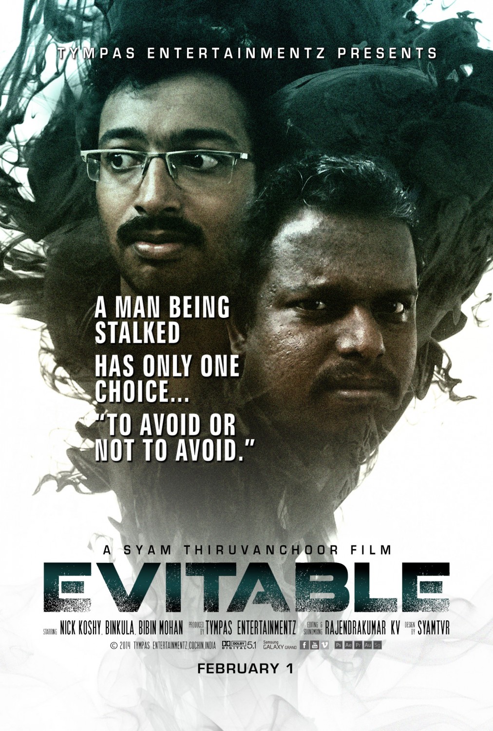 Extra Large Movie Poster Image for Evitable