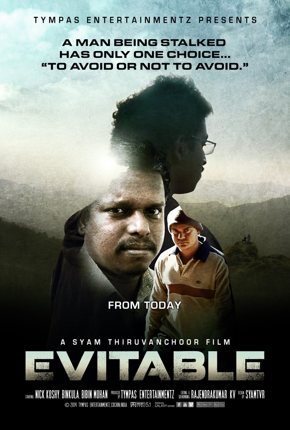 Extra Large Movie Poster Image for Evitable