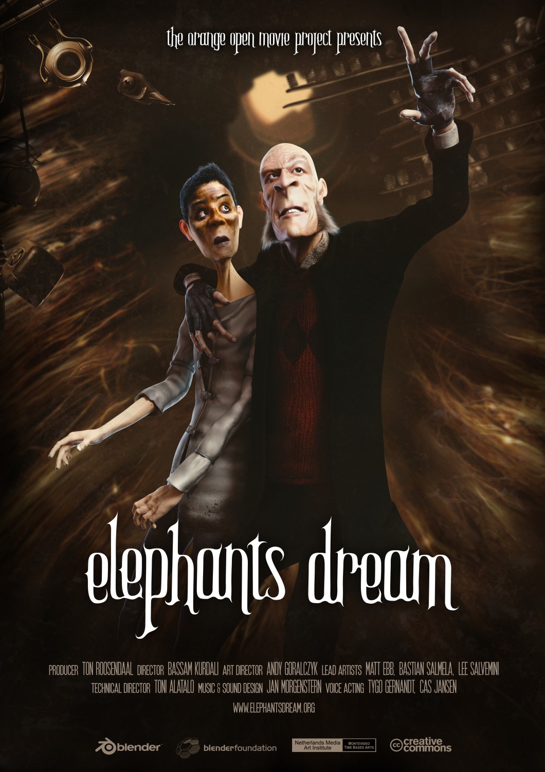 Extra Large Movie Poster Image for Elephants Dream