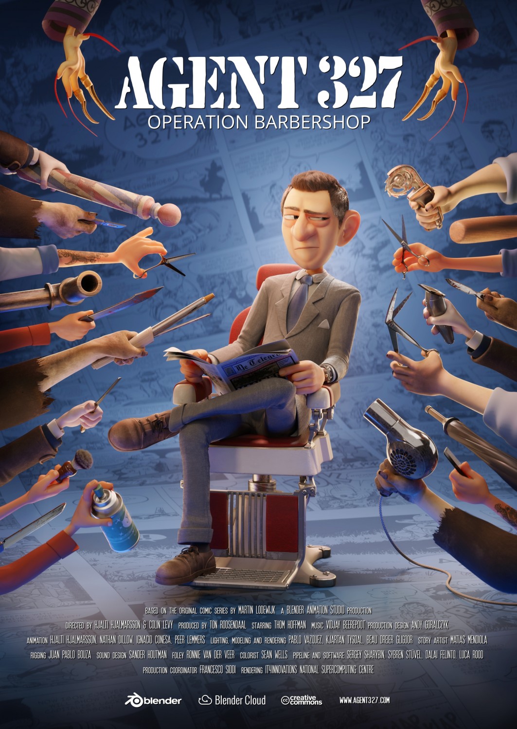 Extra Large Movie Poster Image for Agent 327: Operation Barbershop