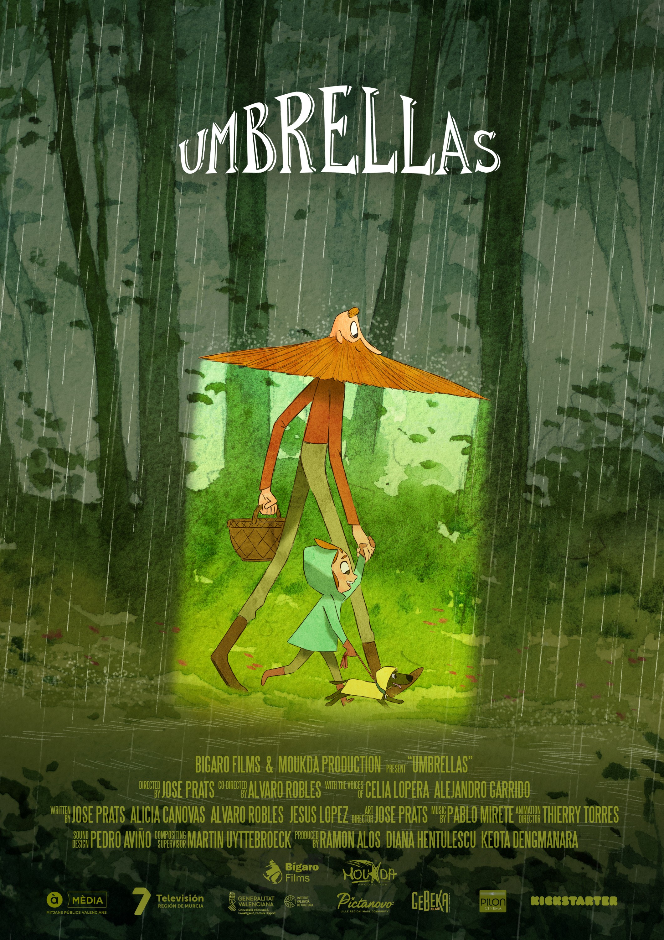 Mega Sized Movie Poster Image for Umbrellas